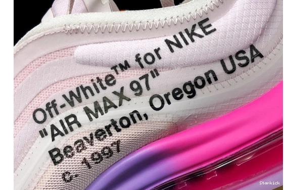 Air Max x O-W Elemental Rose Nike “Queen” AJ4585-600 97 0724